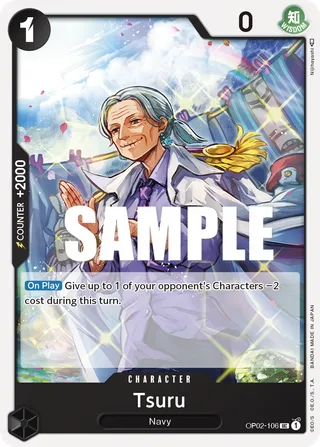 Tsuru #OP02-106 · ST-19: Starter Deck 19 BLACK Smoker One Piece card