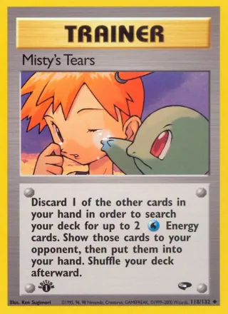 Misty's Tears #118 · Gym Challenge Pokémon card
