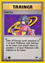 Sabrina · Gym Challenge Pokémon card