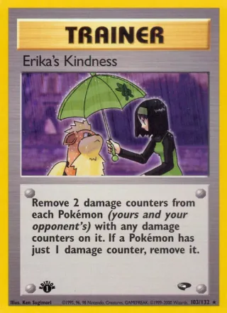 Erika's Kindness #103 · Gym Challenge Pokémon card