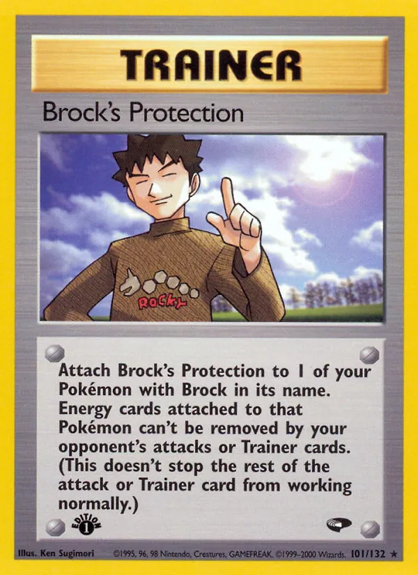 Brock's Protection full card art