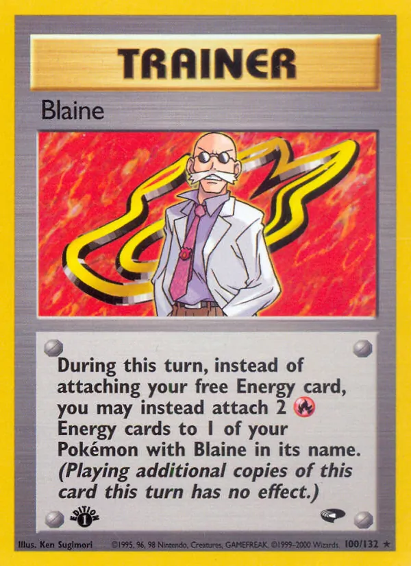 Blaine full card art