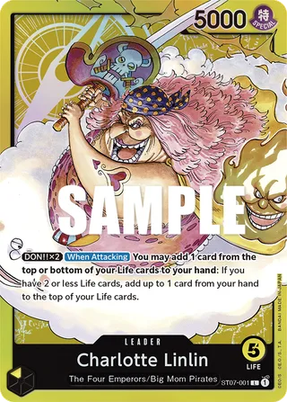 Charlotte Linlin #ST07-001 · ST-07: Starter Deck 7 Big Mom Pirates One Piece card