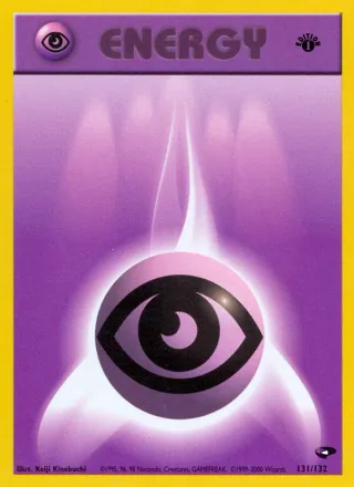 Psychic Energy #131 · Gym Challenge Pokémon card