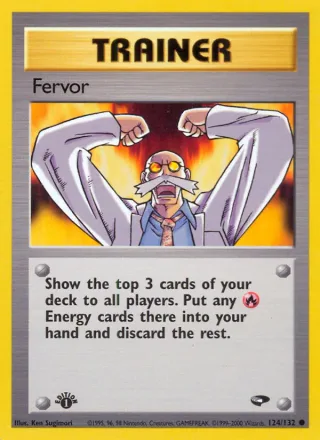 Fervor #124 · Gym Challenge Pokémon card