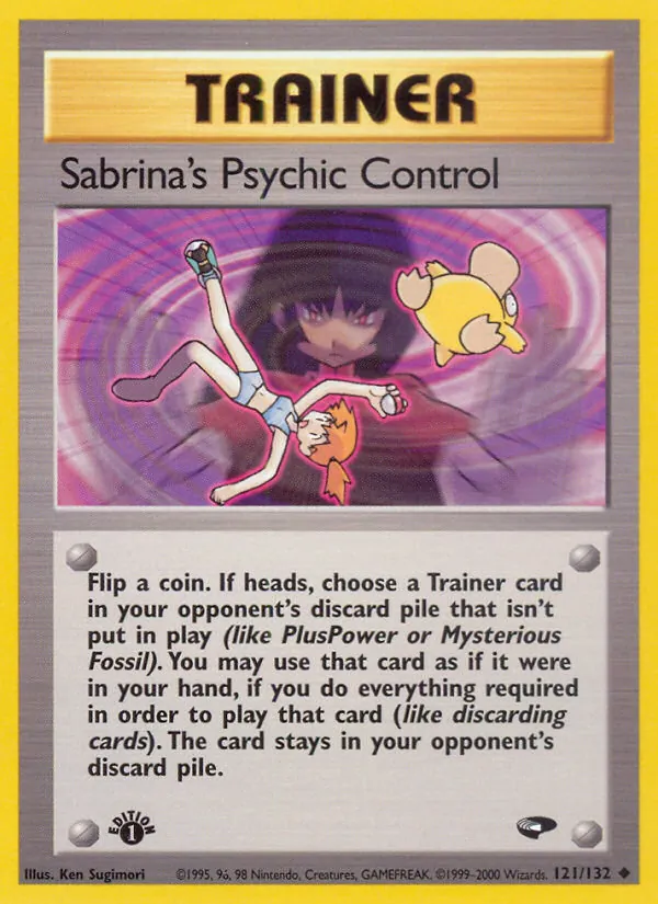 Sabrina's Psychic Control full card art