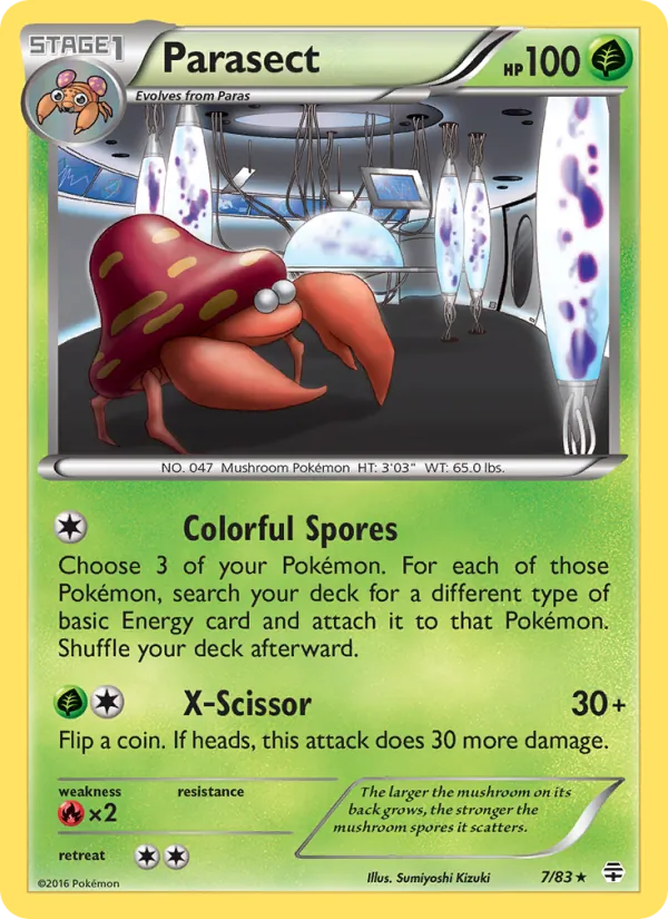 Parasect full card art