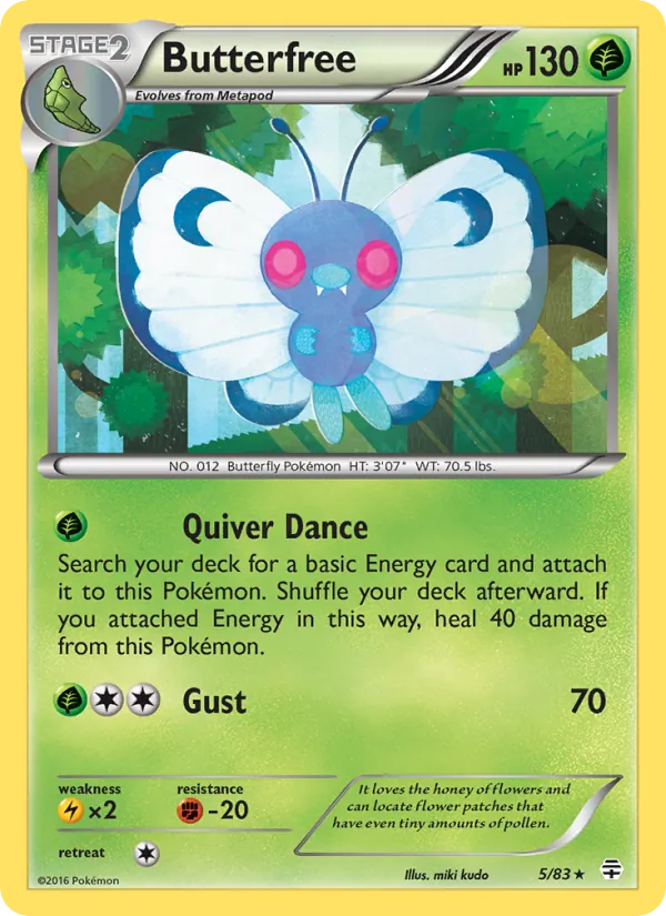 Butterfree full card art