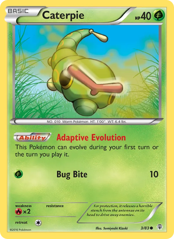 Caterpie full card art
