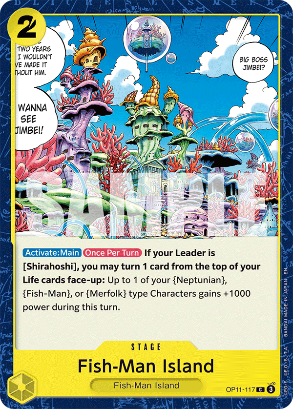 Fish-Man Island full card art