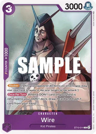 Wire #ST10-014 · ST-10: Ultra Deck The Three Captains One Piece card