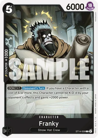 Franky #ST14-009 · ST-14: Starter Deck 14 3D2Y One Piece card