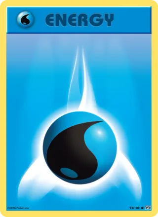 Water Energy #93 · Evolutions Pokémon card