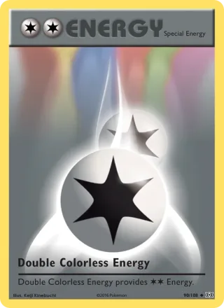 Double Colorless Energy #90 · Evolutions Pokémon card
