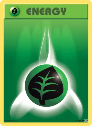 Grass Energy #91 · Evolutions Pokémon card