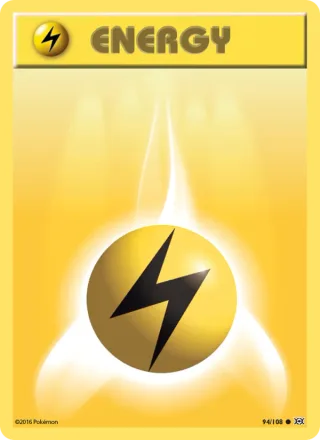 Lightning Energy #94 · Evolutions Pokémon card