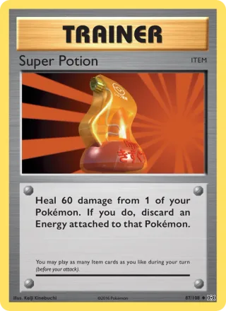 Super Potion #87 · Evolutions Pokémon card