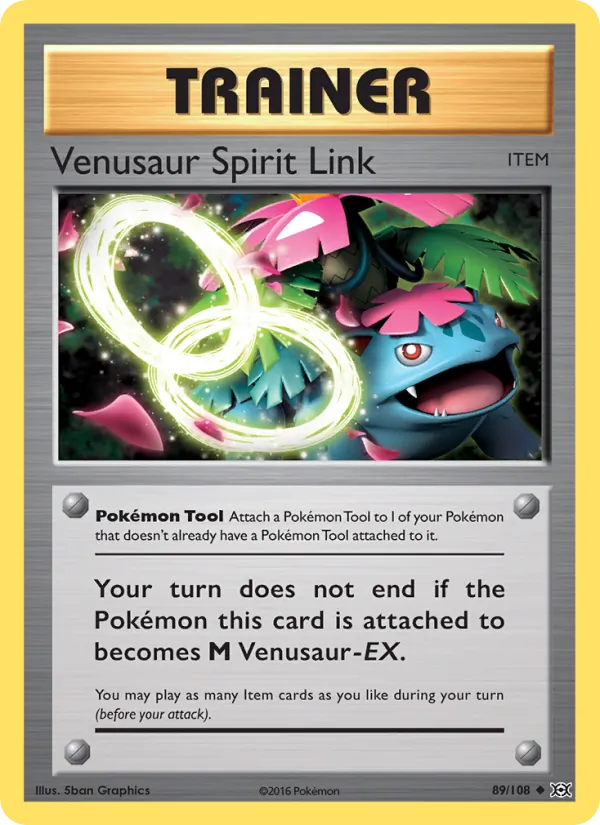 Venusaur Spirit Link full card art