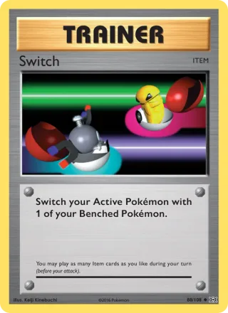 Switch #88 · Evolutions Pokémon card