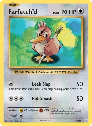 Farfetch'd #68 · Evolutions Pokémon card