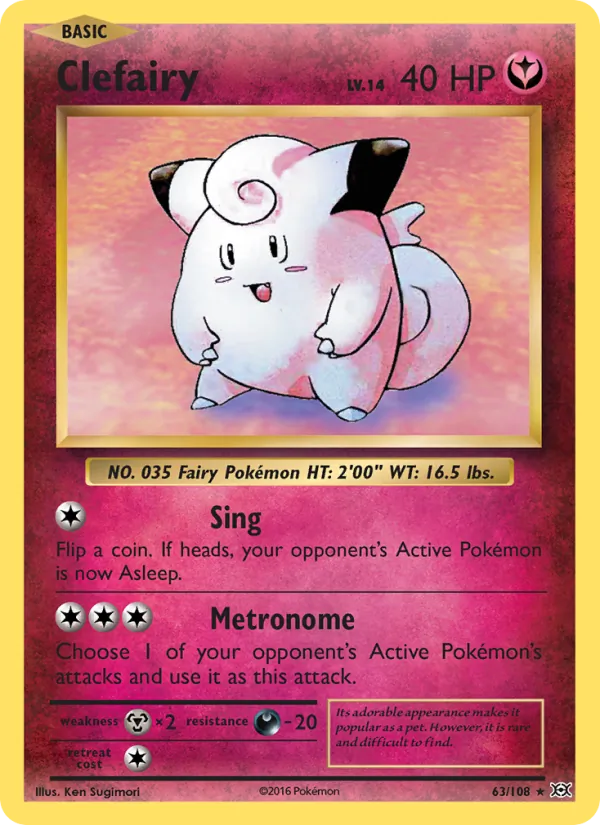 Clefairy full card art