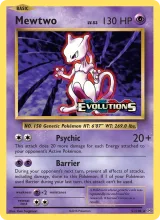 Mewtwo #51/108 · Evolutions Pokémon card
