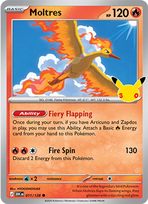 Moltres full card art
