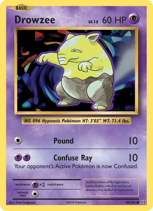 Drowzee full card art