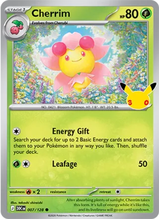 Cherrim #007 · 30th Celebration Pokémon card