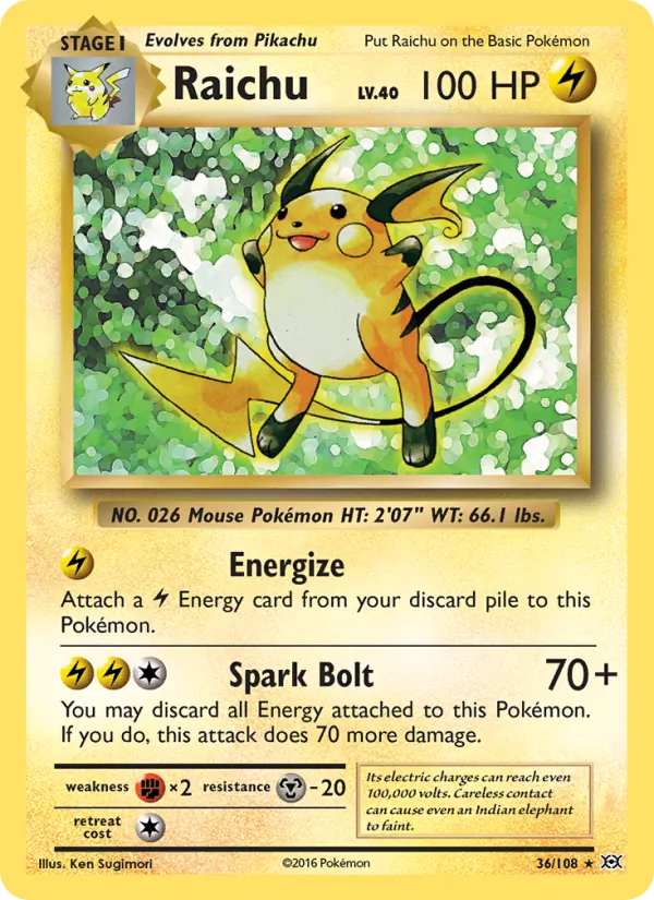 Raichu full card art