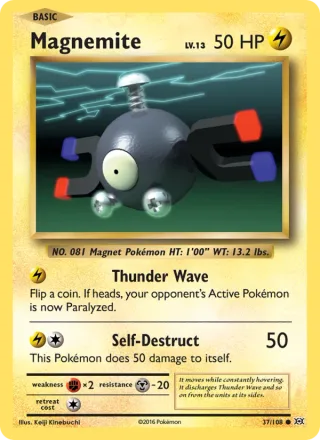 Magnemite #37 · Evolutions Pokémon card