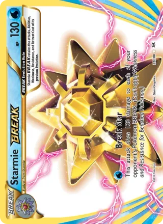 Starmie BREAK #32 · Evolutions Pokémon card