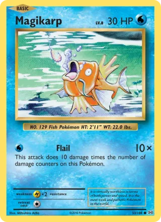 Magikarp #33 · Evolutions Pokémon card