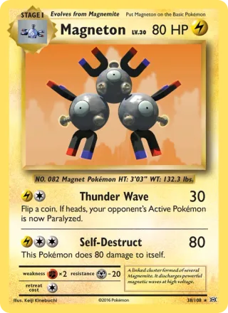 Magneton #38 · Evolutions Pokémon card