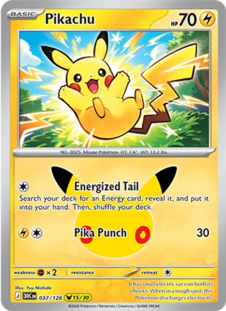 Pikachu #037 · 30th Celebration Pokémon card