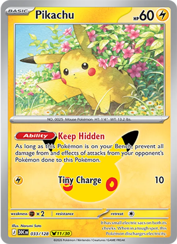 Pikachu full card art