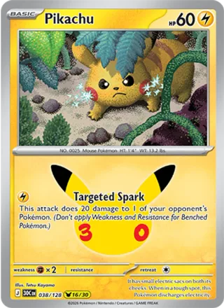 Pikachu #038 · 30th Celebration Pokémon card