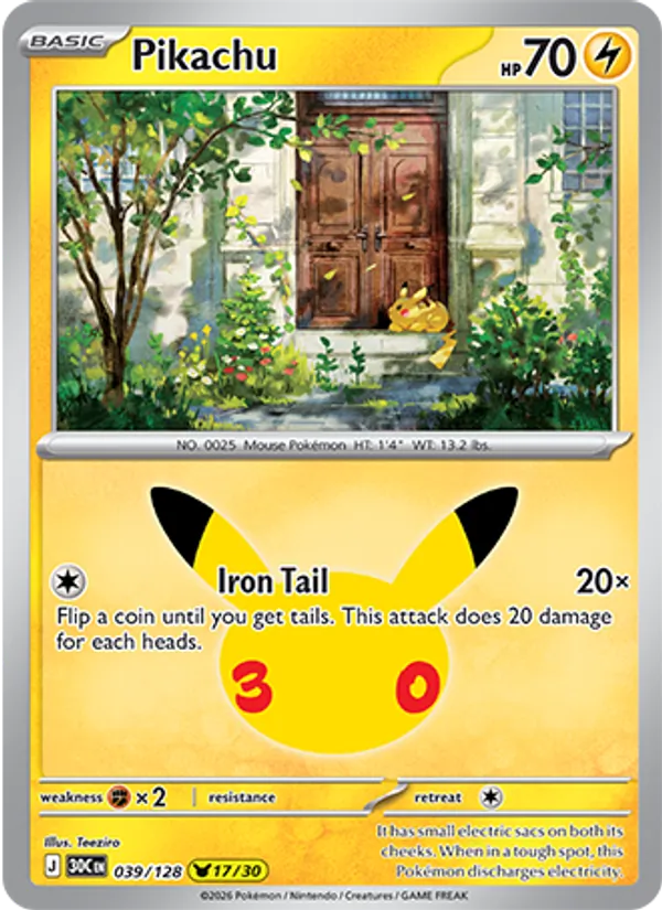 Pikachu full card art