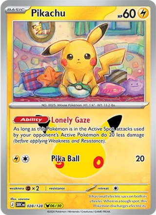 Pikachu #028 · 30th Celebration Pokémon card