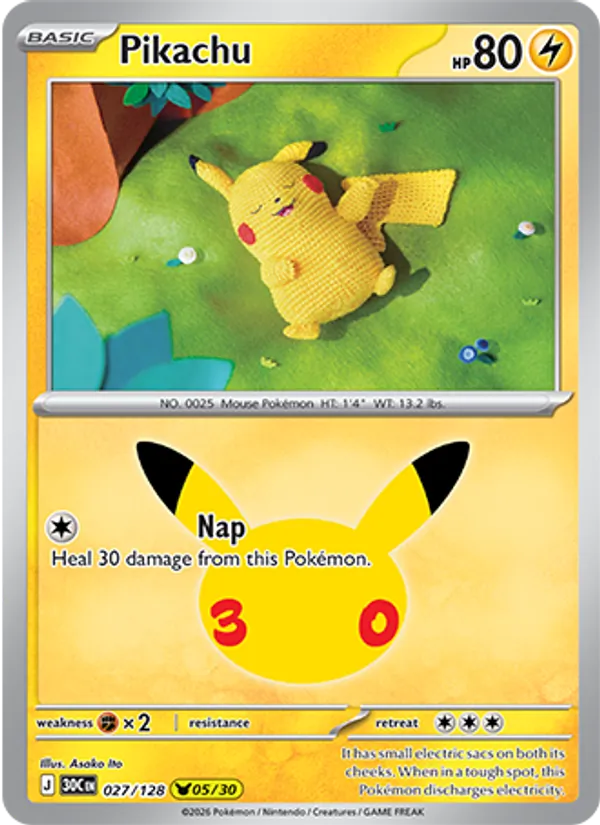 Pikachu full card art