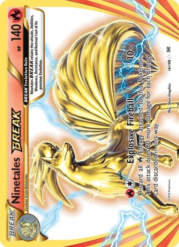 Ninetales BREAK full card art