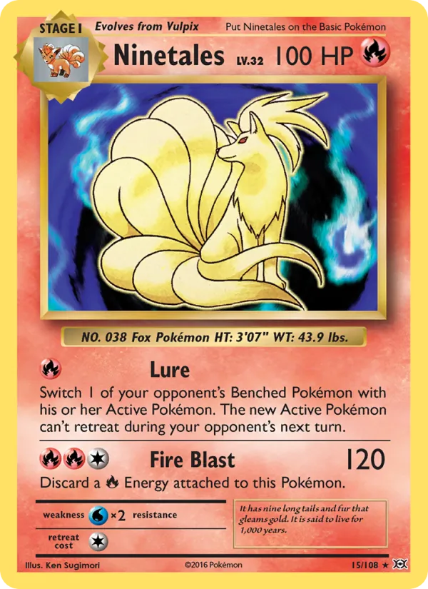 Ninetales full card art