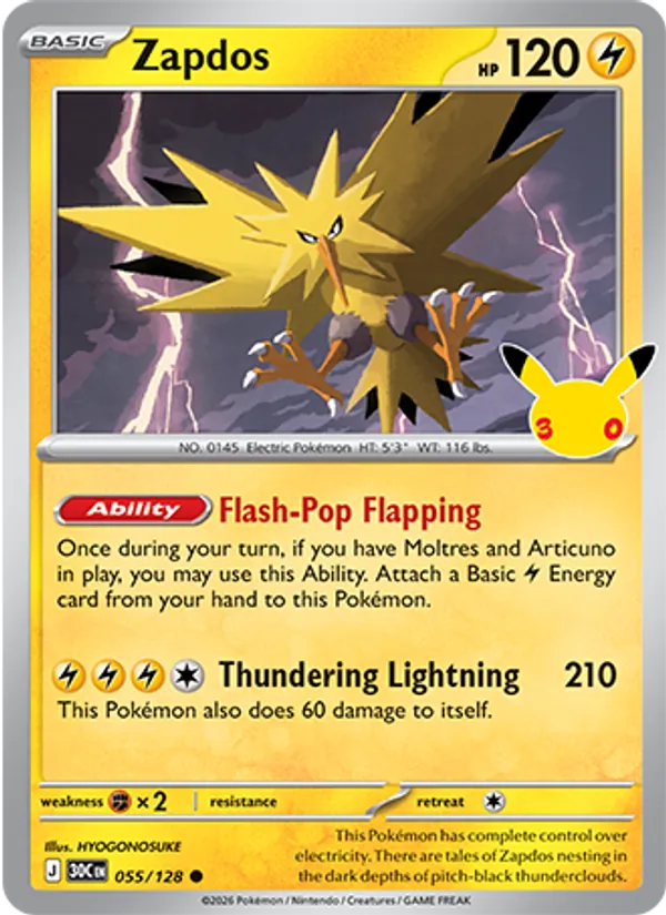 Zapdos full card art