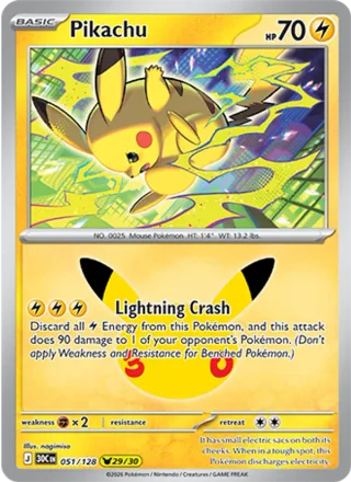 Pikachu #051 · 30th Celebration Pokémon card