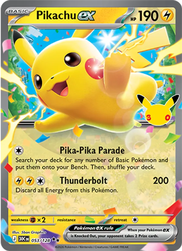 Pikachu ex full card art