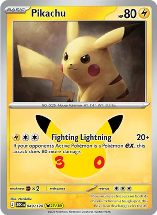Pikachu #049 · 30th Celebration Pokémon card