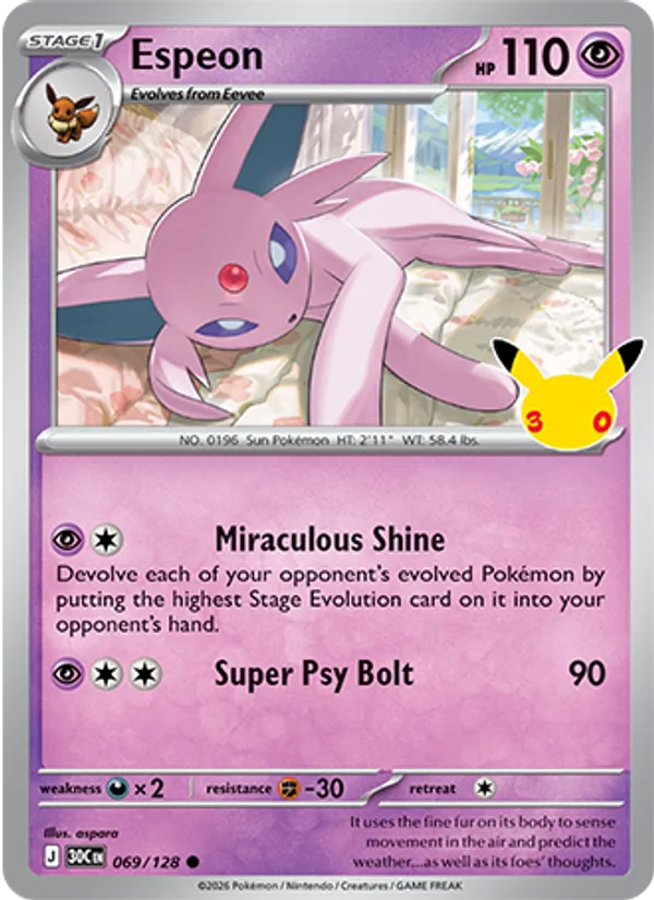 Espeon full card art