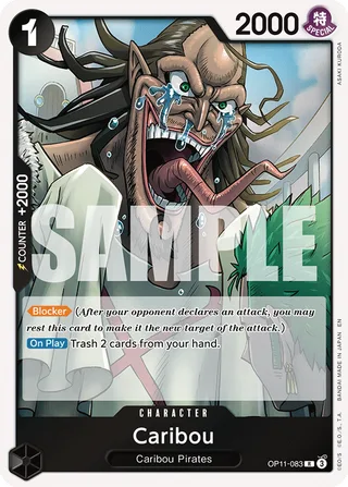 Caribou #OP11-083 · A Fist of Divine Speed One Piece card