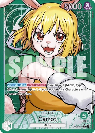 Carrot (Parallel) #OP08-021-parallel · Two Legends One Piece card