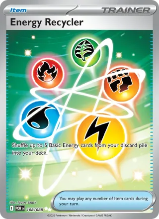 Energy Recycler #108 · Perfect Order Pokémon card